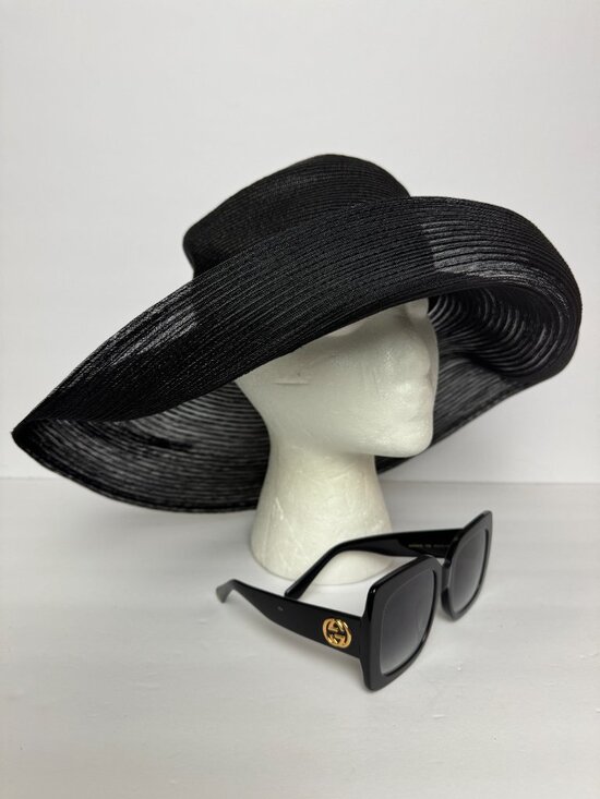 Nordstrom Accessories - Elegant Luxury Black Hat Nordstrom Made in Italy Brim